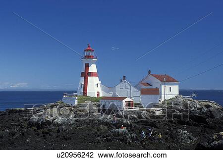 lighthouse, Campobello Island, New Brunswick, Canada, Bay of Fundy, East Quoddy Head Lighthouse on the Bay of Fundy. View Large Photo Image Stock Image - lighthouse, Campobello Island, New Brunswick, Canada, Bay of Fundy, East Quoddy Head Lighthouse on the Bay of Fundy.. Fotosearch