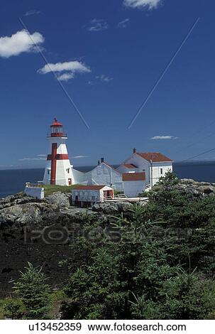 lighthouse, Campobello Island, New Brunswick, Canada, Bay of Fundy, East Quoddy Head Lighthouse on the Bay of Fundy. View Large Photo Image Stock Photo - lighthouse, Campobello Island, New Brunswick, Canada, Bay of Fundy, East Quoddy Head Lighthouse on the Bay of Fundy.. Fotosearch