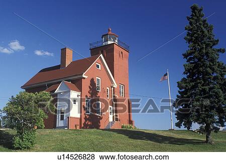 lighthouse, MN, Two Harbors, Minnesota, Lake Superior, Two Harbors Lighthouse at Lighthouse Point and Harbor Museum in Two Harbors. View Large Photo Image Stock Photo - lighthouse, MN, Two Harbors, Minnesota, Lake Superior, Two Harbors Lighthouse at Lighthouse Point and Harbor Museum in Two Harbors. . Fotosearch
