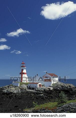 lighthouse, New Brunswick, Campobello Island, Canada, Bay of Fundy, East Quoddy Head Lighthouse on the Bay of Fundy. View Large Photo Image Stock Image - lighthouse, New Brunswick, Campobello Island, Canada, Bay of Fundy, East Quoddy Head Lighthouse on the Bay of Fundy.. Fotosearch