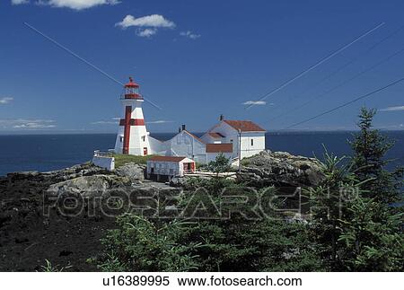 lighthouse, New Brunswick, Campobello Island, Canada, Bay of Fundy, East Quoddy Head Lighthouse on the Bay of Fundy. View Large Photo Image Stock Photography - lighthouse, New Brunswick, Campobello Island, Canada, Bay of Fundy, East Quoddy Head Lighthouse on the Bay of Fundy.. Fotosearch