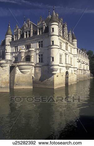Loire Valley, castle, France, Chenonceau, Loire Castle Region, Indre-et-Loire, Europe, 16th century Chateau de Chenonceau crosses over the Cher River. View Large Photo Image Stock Image - Loire Valley, castle, France, Chenonceau, Loire Castle Region, Indre-et-Loire, Europe, 16th century Chateau de Chenonceau crosses over the Cher River.. Fotosearch