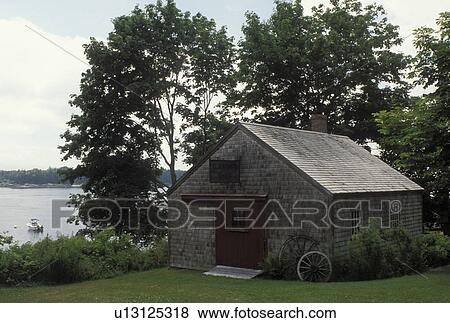 ME, Castine, Maine, Blacksmith Shop at Wilson Museum in the town of Castine on East Penobscot Bay. View Large Photo Image Stock Photo - ME, Castine, Maine, Blacksmith Shop at Wilson Museum in the town of Castine on East Penobscot Bay.. Fotosearch