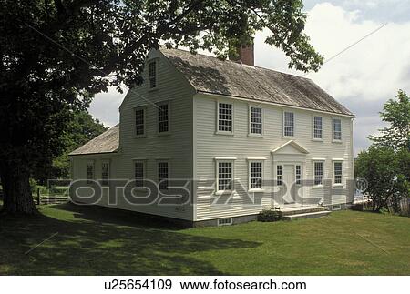 ME, Castine, Maine, John Perkins House at the Wilson Museum in the town of Castine on East Penobscot Bay. View Large Photo Image Stock Photo - ME, Castine, Maine, John Perkins House at the Wilson Museum in the town of Castine on East Penobscot Bay.. Fotosearch