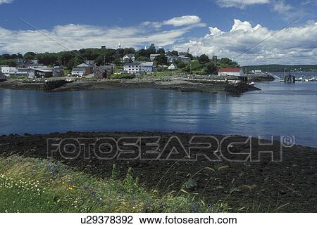 Stock Image -  ME, Maine, Lubec, Bay of Fundy, Lubec, the easternmost town in the U. S on the Bay of Fundy. Fotosearch