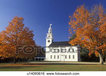 meeting house, Jaffrey, NH, New Hampshire, White clapboard Meeting House ca. 1775 surrounded by colorful fall foliage in the town of Jaffrey Center. View Large Photo Image Stock Photograph - meeting house, Jaffrey, NH, New Hampshire, White clapboard Meeting House ca. 1775 surrounded by colorful fall foliage in the town of Jaffrey Center.. Fotosearch