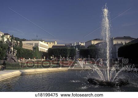 Mirabell Palace, Salzburg, Austria, Fountain in Mirabell Gardens at Mirabell Palace in Salzburg. View Large Photo Image Stock Photography - Mirabell Palace, Salzburg, Austria, Fountain in Mirabell Gardens at Mirabell Palace in Salzburg.. Fotosearch