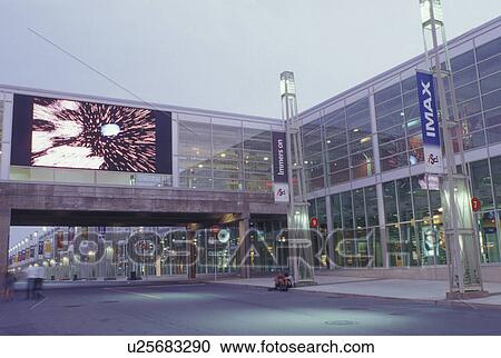 Montreal, Canada, Quebec, IMAX & ISCI Centre in the evening at the Old Port (Vieux Port) in Montreal View Large Photo Image Stock Image - Montreal, Canada, Quebec, IMAX & ISCI Centre in the evening at the Old Port (Vieux Port) in Montreal. Fotosearch