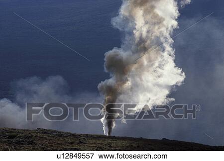 Mount Washington, NH, Breton Woods, White Mountain National Forest, New Hampshire, Black and white smoke billow up from the Mt. Washington Cog Railway train carry passengers to the summit of Mount Washington in the White Mountain Nat'l Forest. View Large Photo Image Stock Photo - Mount Washington, NH, Breton Woods, White Mountain National Forest, New Hampshire, Black and white smoke billow up from the Mt. Washington Cog Railway train carry passengers to the summit of Mount Washington in the White Mountain Nat'l Forest.. Fotosearch