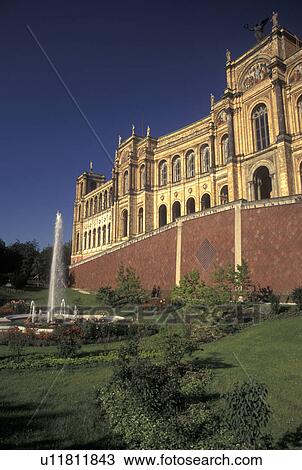 Munich, Germany, Bavaria, Munchen, Europe, Maximilaneum, the Bavarian Parliament. View Large Photo Image Stock Image - Munich, Germany, Bavaria, Munchen, Europe, Maximilaneum, the Bavarian Parliament.. Fotosearch