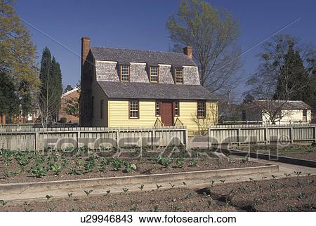 NC, Bath, North Carolina, Van Der Veer House and garden at Historic Bath State Historic Site. View Large Photo Image Stock Image - NC, Bath, North Carolina, Van Der Veer House and garden at Historic Bath State Historic Site.. Fotosearch