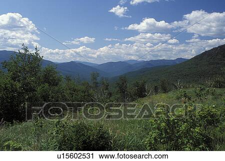 NH, New Hampshire, White Mountain National Forest, Scenic view of the White Mountain Nat'l Forest. View Large Photo Image Stock Image - NH, New Hampshire, White Mountain National Forest, Scenic view of the White Mountain Nat'l Forest.. Fotosearch