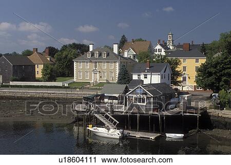 NH, Portsmouth, New Hampshire, Scenic view of Portsmouth and Portsmouth Harbor along the Piscataqua River. View Large Photo Image Stock Image - NH, Portsmouth, New Hampshire, Scenic view of Portsmouth and Portsmouth Harbor along the Piscataqua River.. Fotosearch