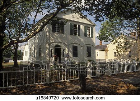 Stock Image -  NY, New York, Mumford, McKay Homestead at Genesee Country Village & Museum. Fotosearch