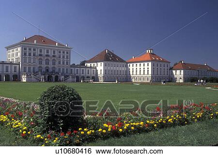 Nymphenburg Palace, Munich, Germany, Bavaria, Munchen, Europe, Schloss Nymphenburg View Large Photo Image Stock Photograph - Nymphenburg Palace, Munich, Germany, Bavaria, Munchen, Europe, Schloss Nymphenburg. Fotosearch