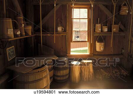 OH, Ohio, Archbold, Interior of a shop at the Historic Sauder Farm and Craft Village. View Large Photo Image Stock Image - OH, Ohio, Archbold, Interior of a shop at the Historic Sauder Farm and Craft Village.. Fotosearch