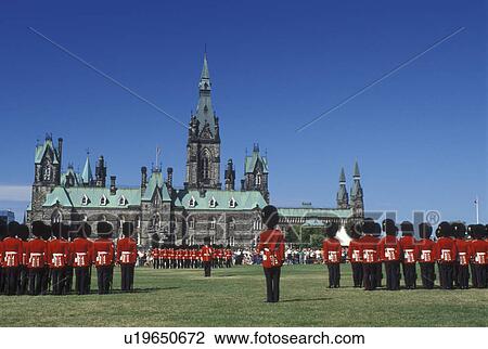 Ottawa, Ontario, Canada, Changing of the Guard on the lawn of Parliament Hill. View Large Photo Image Stock Image - Ottawa, Ontario, Canada, Changing of the Guard on the lawn of Parliament Hill.. Fotosearch