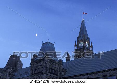 Ottawa, Ontario, Canada, Moonrise over the Parliament Buildings evening on Parliament Hill. View Large Photo Image Stock Photo - Ottawa, Ontario, Canada, Moonrise over the Parliament Buildings evening on Parliament Hill.. Fotosearch