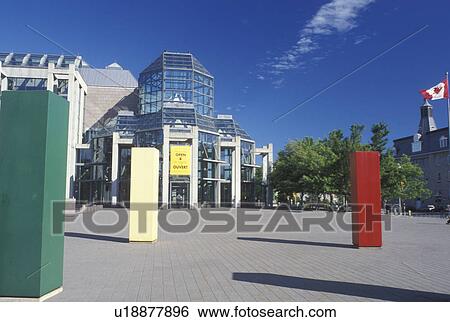 Stock Photograph -  Ottawa, Ontario, Canada, National Gallery of Canada in downtown Ottawa.. Fotosearch