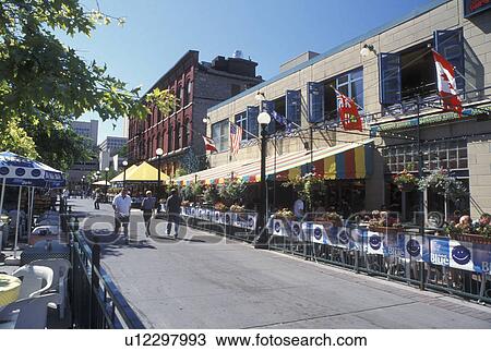 Ottawa, Ontario, Canada, Outdoor cafTs and restaurants along the street at Byward Market in Ottawa. View Large Photo Image Stock Image - Ottawa, Ontario, Canada, Outdoor cafTs and restaurants along the street at Byward Market in Ottawa.. Fotosearch