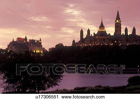 Ottawa, Ontario, Canada, Parliament Buildings on Parliament Hill at sunrise. View Large Photo Image Stock Image - Ottawa, Ontario, Canada, Parliament Buildings on Parliament Hill at sunrise.. Fotosearch