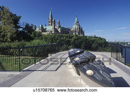 Ottawa, Ontario, Canada, Parliament Buildings on Parliament Hill from overlook along the Ottawa River. View Large Photo Image Stock Photography - Ottawa, Ontario, Canada, Parliament Buildings on Parliament Hill from overlook along the Ottawa River.. Fotosearch