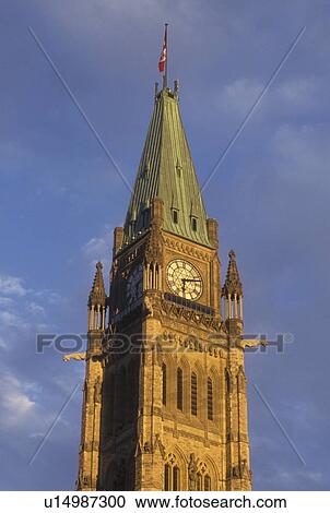 Ottawa, Ontario, Canada, Peace Tower on Parliament Hill. View Large Photo Image Stock Image - Ottawa, Ontario, Canada, Peace Tower on Parliament Hill.. Fotosearch