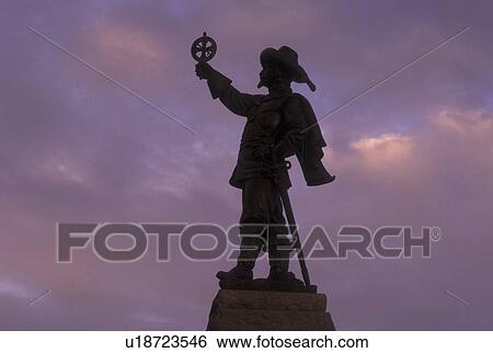 Stock Photograph -  Ottawa, Ontario, Canada, Samuel de Champlain Monument in Ottawa.. Fotosearch