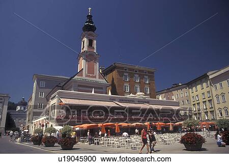 outdoor cafT, Austria, Salzburg, Outdoor cafT at Mozartplatz in the city of Salzburg. View Large Photo Image Stock Image - outdoor cafT, Austria, Salzburg, Outdoor cafT at Mozartplatz in the city of Salzburg.. Fotosearch