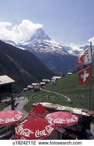 outdoor cafT, Switzerland, Matterhorn, Cervin, Valais, Alps, Findeln, Scenic view the Matterhorn from an outdoor cafT in the mountain village of Findeln above Zermatt in the Swiss Alps. View Large Photo Image Stock Image - outdoor cafT, Switzerland, Matterhorn, Cervin, Valais, Alps, Findeln, Scenic view the Matterhorn from an outdoor cafT in the mountain village of Findeln above Zermatt in the Swiss Alps.. Fotosearch