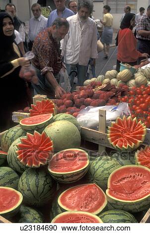 outdoor market, watermelon, France, Divonne les Bains, Ain, Europe, Market Day in downtown Divonne les Bains. View Large Photo Image Stock Image - outdoor market, watermelon, France, Divonne les Bains, Ain, Europe, Market Day in downtown Divonne les Bains.. Fotosearch