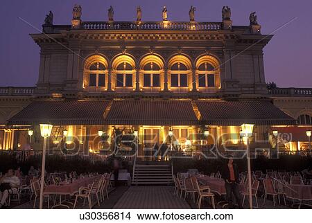 outdoor restaurant, cafT, Vienna, Austria, Wien, Outdoor restaurant at Kursalon in City Park in Vienna in the evening. View Large Photo Image Picture - outdoor restaurant, cafT, Vienna, Austria, Wien, Outdoor restaurant at Kursalon in City Park in Vienna in the evening.. Fotosearch