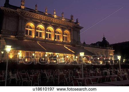 outdoor restaurant, cafT, Vienna, Austria, Wien, Outdoor restaurant at Kursalon in City Park in Vienna in the evening. View Large Photo Image Stock Photo - outdoor restaurant, cafT, Vienna, Austria, Wien, Outdoor restaurant at Kursalon in City Park in Vienna in the evening.. Fotosearch