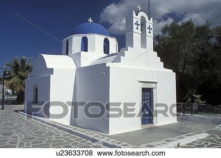 Paros, Greece, chapel, Greek Islands, Parikia, Cyclades, Europe, Small whitewashed chapel with blue dome in the town of Parikia on Paros Island on the Aegean Sea. View Large Photo Image Stock Photo - Paros, Greece, chapel, Greek Islands, Parikia, Cyclades, Europe, Small whitewashed chapel with blue dome in the town of Parikia on Paros Island on the Aegean Sea.. Fotosearch