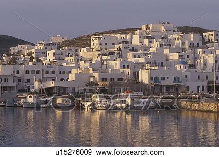 Paros, Greece, Naoussa, Greek Islands, Cyclades, Europe, Fishing boats docked in Naoussa Harbor on Paros Island on the Aegean Sea. View Large Photo Image Stock Photo - Paros, Greece, Naoussa, Greek Islands, Cyclades, Europe, Fishing boats docked in Naoussa Harbor on Paros Island on the Aegean Sea.. Fotosearch