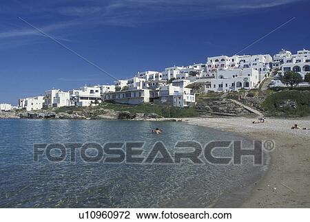 Paros, Greek Islands, Naoussa, Cyclades, Greece, Europe, Beach at Naoussa on Paros Island. View Large Photo Image Stock Image - Paros, Greek Islands, Naoussa, Cyclades, Greece, Europe, Beach at Naoussa on Paros Island.. Fotosearch