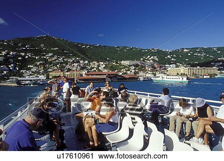 Passenger Ferry, Charlotte Amalie, St. Thomas, U. S. Virgin Islands, Caribbean, USVI, Passenger Ferry carries passengers to the Caribbean Islands in Charlotte Amalie Harbor in Charlotte Amalie on Saint Thomas Island. View Large Photo Image Stock Image - Passenger Ferry, Charlotte Amalie, St. Thomas, U. S. Virgin Islands, Caribbean, USVI, Passenger Ferry carries passengers to the Caribbean Islands in Charlotte Amalie Harbor in Charlotte Amalie on Saint Thomas Island.. Fotosearch