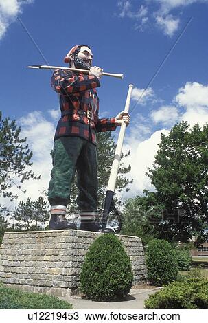 Paul Bunyan, Bangor, Maine, ME, A giant statue of Paul Bunyan in a park in Bangor. View Large Photo Image Stock Image - Paul Bunyan, Bangor, Maine, ME, A giant statue of Paul Bunyan in a park in Bangor.. Fotosearch