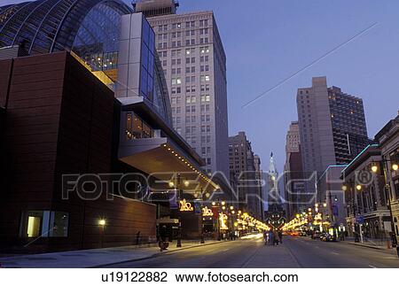 Philadelphia, PA, Pennsylvania, The Kimmel Center for the Performing Arts along Broad Street in downtown Philadelphia in the evening. View Large Photo Image Stock Image - Philadelphia, PA, Pennsylvania, The Kimmel Center for the Performing Arts along Broad Street in downtown Philadelphia in the evening.. Fotosearch