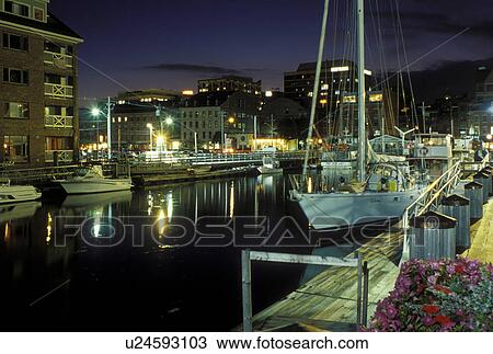 Portland, ME, Maine, Boats docked along the waterfront on Portland Harbor on Casco Bay in the evening. View Large Photo Image Stock Image - Portland, ME, Maine, Boats docked along the waterfront on Portland Harbor on Casco Bay in the evening.. Fotosearch