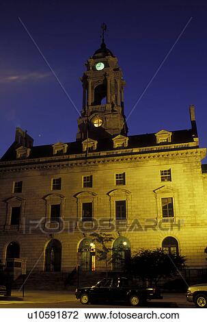 Portland, ME, Maine, City Hall in the evening in downtown Portland. View Large Photo Image Stock Image - Portland, ME, Maine, City Hall in the evening in downtown Portland.. Fotosearch
