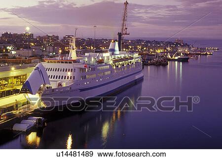 Portland, ME, Maine, Prince of Fundy Cruise Ship (Scotia Prince) to Nova Scotia docked at the International Ferry Terminal in Portland Harbor on Casco Bay in the evening. View Large Photo Image Stock Photo - Portland, ME, Maine, Prince of Fundy Cruise Ship (Scotia Prince) to Nova Scotia docked at the International Ferry Terminal in Portland Harbor on Casco Bay in the evening.. Fotosearch