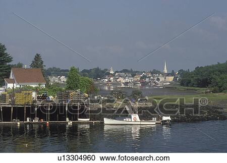 Portsmouth, NH, New Hampshire, Lobster boat docked along the Piscataqua River in Portsmouth. View Large Photo Image Stock Image - Portsmouth, NH, New Hampshire, Lobster boat docked along the Piscataqua River in Portsmouth.. Fotosearch