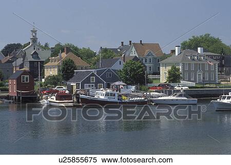 Portsmouth, NH, New Hampshire, Scenic view of Portsmouth and Portsmouth Harbor along the Piscataqua River. View Large Photo Image Stock Photography - Portsmouth, NH, New Hampshire, Scenic view of Portsmouth and Portsmouth Harbor along the Piscataqua River.. Fotosearch