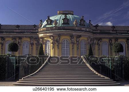 Potsdam, castle, Germany, Brandenburg, Europe, Schloss Sanssouci View Large Photo Image Stock Photography - Potsdam, castle, Germany, Brandenburg, Europe, Schloss Sanssouci. Fotosearch