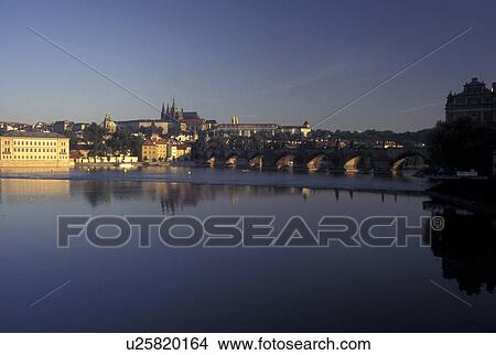 Prague, Vltava River, Czech Republic, Praha, Central Bohemia View Large Photo Image Picture - Prague, Vltava River, Czech Republic, Praha, Central Bohemia. Fotosearch