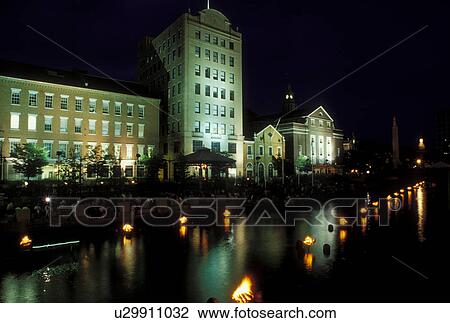 Providence, RI, Rhode Island, Waterfire Providence along Providence River in downtown Providence at night. View Large Photo Image Stock Image - Providence, RI, Rhode Island, Waterfire Providence along Providence River in downtown Providence at night.. Fotosearch