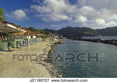 Stock Photo -  resort, pool, Tortola, British Virgin Islands, Road Town, Caribbean, BVI, Sea Pool at Prospect Reef Resort in Road Town on the island of Tortola on the Caribbean Sea.. Fotosearch