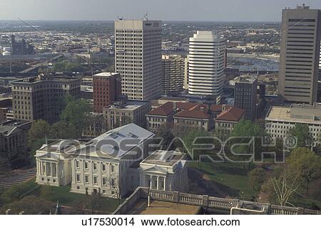 Richmond, VA, State Capitol, Virginia, Aerial view of Old City Hall and The Virginia State Capitol Building in downtown Richmond. View Large Photo Image Picture - Richmond, VA, State Capitol, Virginia, Aerial view of Old City Hall and The Virginia State Capitol Building in downtown Richmond.. Fotosearch