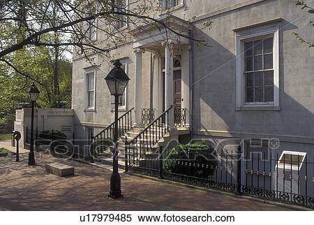 Richmond, Virginia, VA, White House of the Confederacy at The Museum of the Confederacy in downtown Richmond. View Large Photo Image Stock Photography - Richmond, Virginia, VA, White House of the Confederacy at The Museum of the Confederacy in downtown Richmond.. Fotosearch